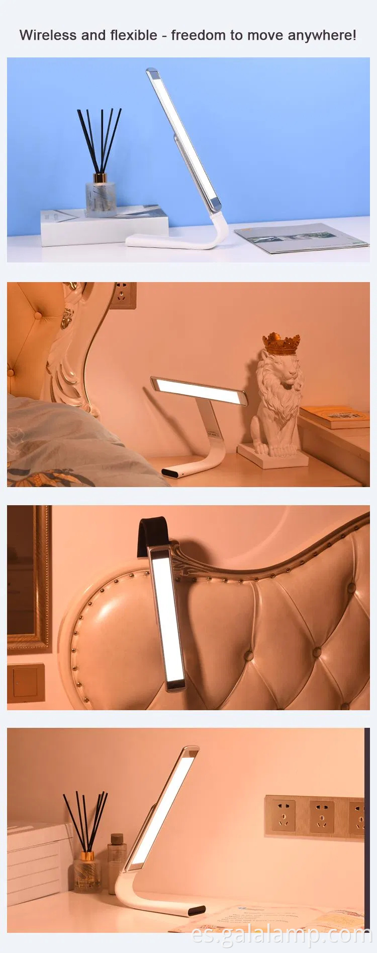 LED Charging, Folding Reading Light, Eye Protection